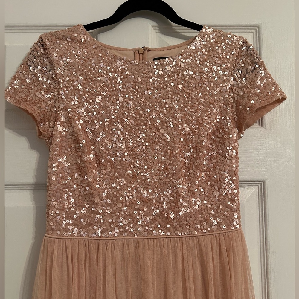 Adriana Papell maxi cocktail dress size 4